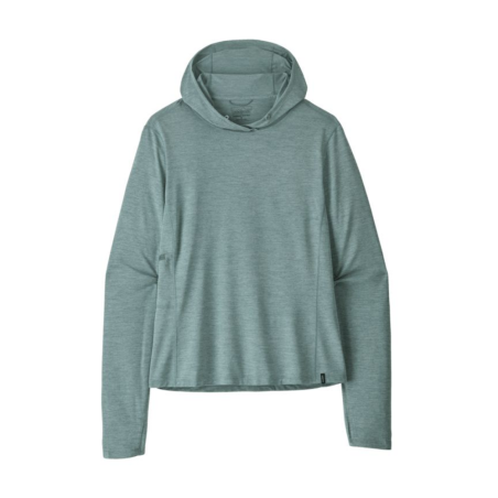 Patagonia Capilene Cool Sun Hoody Damen in Nouveau Green - Blue Sage X-Dye