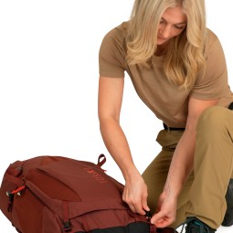 Exped Ridgeline 65 Rucksack Befestigung Frontfach
