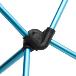 Helinox Chair Zero LT Campingstuhl mit Verstärkungen an den Kreuzungspunkten der Stangen