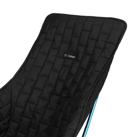 Helinox High Back Seat Warmer Modell Sunset und Beach Chair Detailansicht schwarze Seite