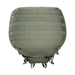 Tasmanian Tiger Base Pack 60 FO Rucksack Blick auf das mit MOLLE Schlaufen versetzte Deckelfach