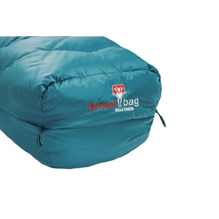 Grüezi Bag DownWool Subzero 2.0 Schlafsack Fußbox mit Logo