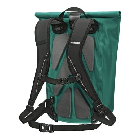 ORTLIEB Velocity Lite 17L Tagesrucksack Atlantis Green Rückseite mit Polstern