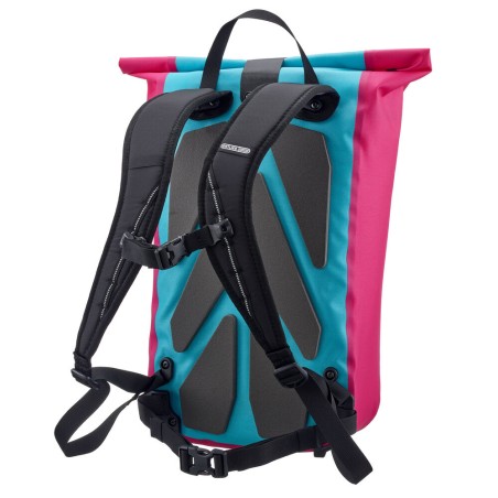 ORTLIEB Velocity Lite 23L Tagesrucksack Cyber Blue Rückseite mit Polster