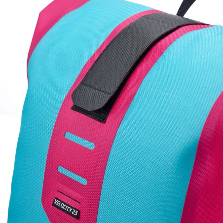 ORTLIEB Velocity Lite 23L Tagesrucksack Cyber Blue mit Klettabdeckung