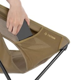 Helinox Sunset Chair (re) Coyote Tan Campingstuhl mit seitlicher Tasche