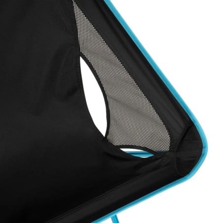 Helinox Sunset Chair (re) Black Campingstuhl mit Mesh Belüftung an der Seite