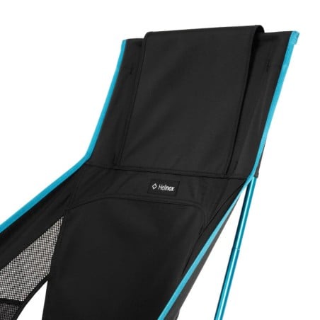 Helinox Sunset Chair (re) Black Campingstuhl Detailansicht der Lehne
