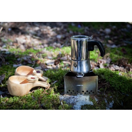 Trangia Pan Stand Triangle ermöglicht, auch Kochgeschirr mit schmalem Durchmesser zu nutzen