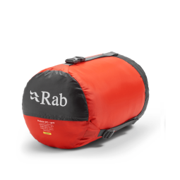 Rab Radeon 0C Kunstfaserschlafsack im Kompressions Packsack