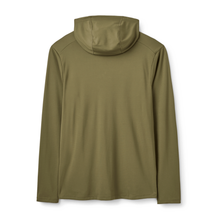 Rab Force Hoody UV-Schutz Langarmshirt Oliv Rückseite