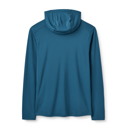 Rab Force Hoody UV-Schutz Langarmshirt Rückseite Tempest Blue
