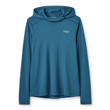 Rab Force Hoody UV-Schutz Shirt Damen Tempest Blue