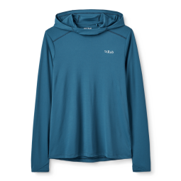 Rab Force Hoody UV-Schutz Shirt Damen Tempest Blue