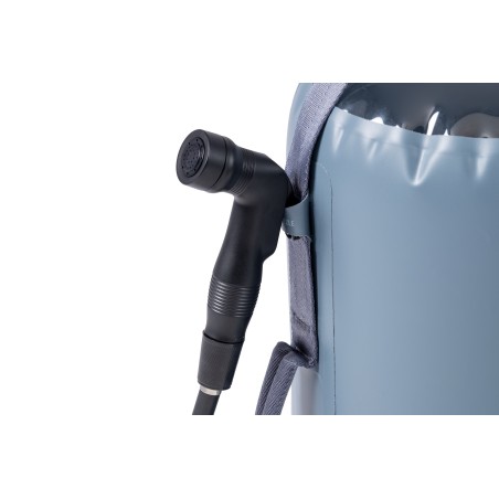 Nemo Helio LX Pressure Shower mit Halterung für das Ventil am Schlauchende