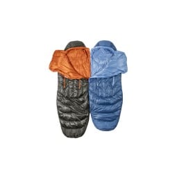 Nemo Disco 30 Daunenschlafsack gekoppelt mit dem gleichnamigen Damenmodell