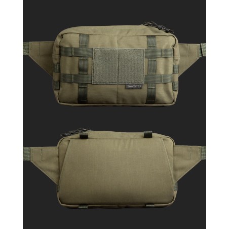 Savotta Askare Hip Pack Front- und Rückansicht