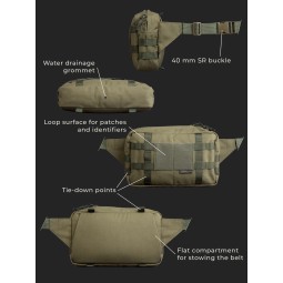 Features der Savotta Askare Hip Pack Hüfttasche