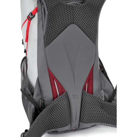 Rab Muon 40L Wanderrucksack Detailansicht gepolstertes Triflex Tragesystem