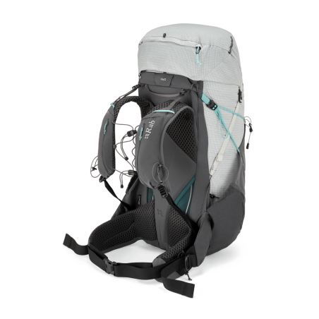 Rückseite Rab Muon 50L Wanderrucksack Damen