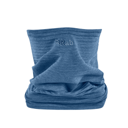 Rab Filament Neck Tube Halswärmer Tempest Blue eingefaltet