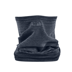 Rab Filament Neck Tube Halswärmer Black zusammengefaltet