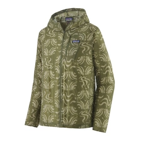 Patagonia Houdini Windbreaker Jacke Sand Waves Caper Green