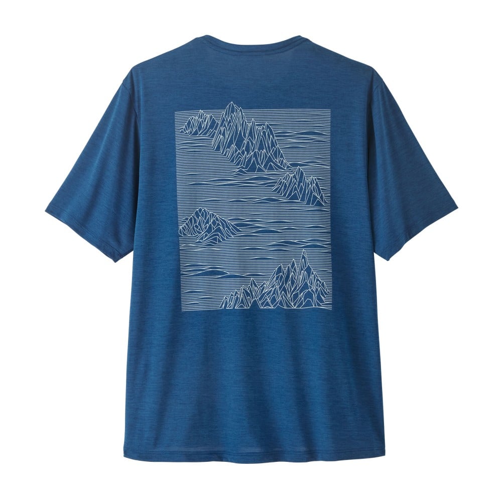 Patagonia Capilene Cool Daily Shirt Strataspire Clement Blue - Light Clement Blue X-Dye
