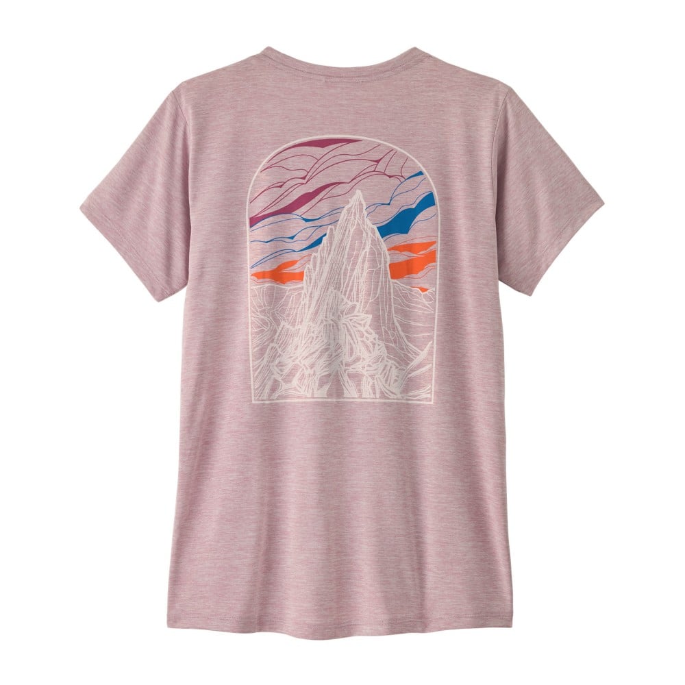 Capilene Cool Daily Shirt Damen S Cloud Crag: Quiet Violet