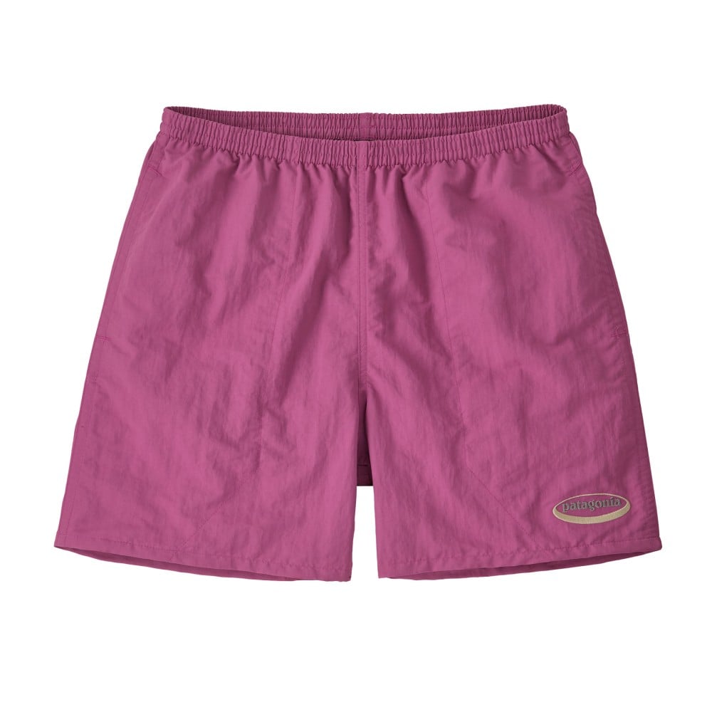Patagonia Baggies Shorts Oval Logo Faded Magenta