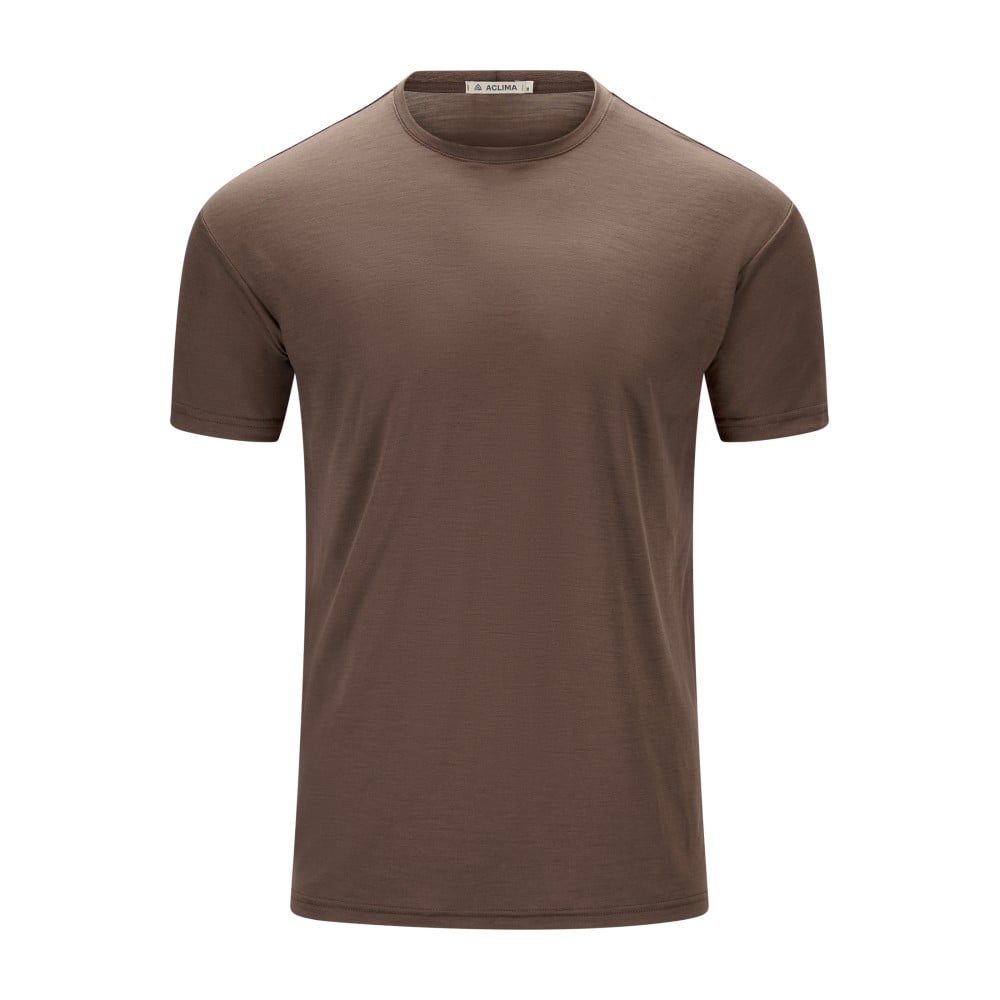 Aclima Lightwool 140 Classic Tee Man Dark Earth