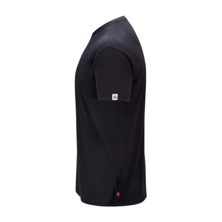 Aclima Lightwool 140 Classic Tee Man Black Seitenansicht