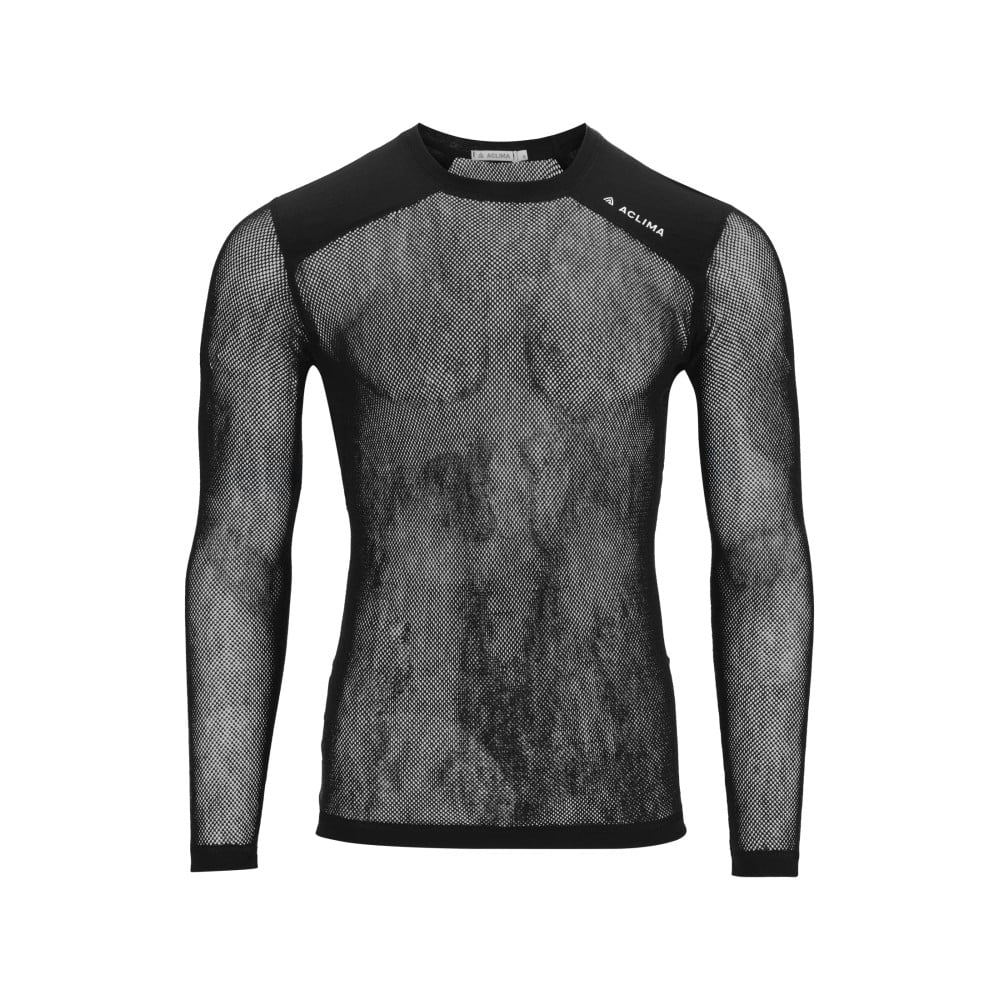 Woolnet Light Crewneck Schwarz L