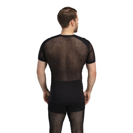 Aclima Woolnet Light T-Shirt von Model getragen in der Rückansicht