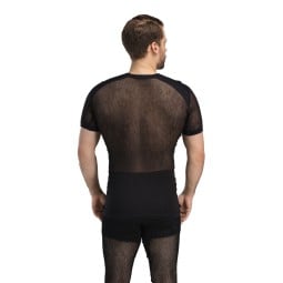 Aclima Woolnet Light T-Shirt von Model getragen in der Rückansicht