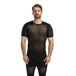 Aclima Woolnet Light T-Shirt von Model getragen Frontansicht