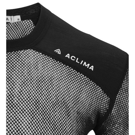 Aclima Woolnet Light T-Shirt Detailansicht Schulterverstärkung