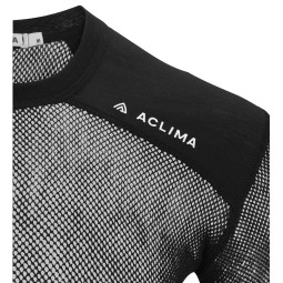 Aclima Woolnet Light T-Shirt Detailansicht Schulterverstärkung