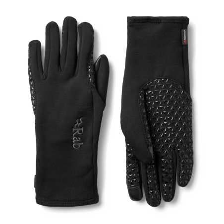 Rab Power Stretch Contact Grip Gloves Vorder- und Rückseite