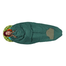 Ticket To The Moon Moonblanket Compact Forest Green als Schlafsack oder Topquilt genutzt
