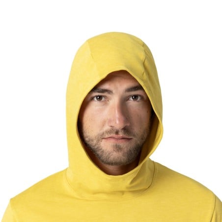 Outdoor Research ActiveIce Spectrum Sun Hoodie Amber Heather aufgesetzte Kapuze