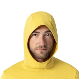Outdoor Research ActiveIce Spectrum Sun Hoodie Amber Heather aufgesetzte Kapuze