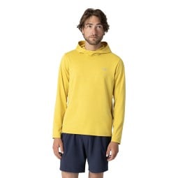 Outdoor Research ActiveIce Spectrum Sun Hoodie Amber Heather getragen Frontansicht