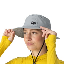 Outdoor Research Helios Sun Hat Light Pewter mit breiter Krempe