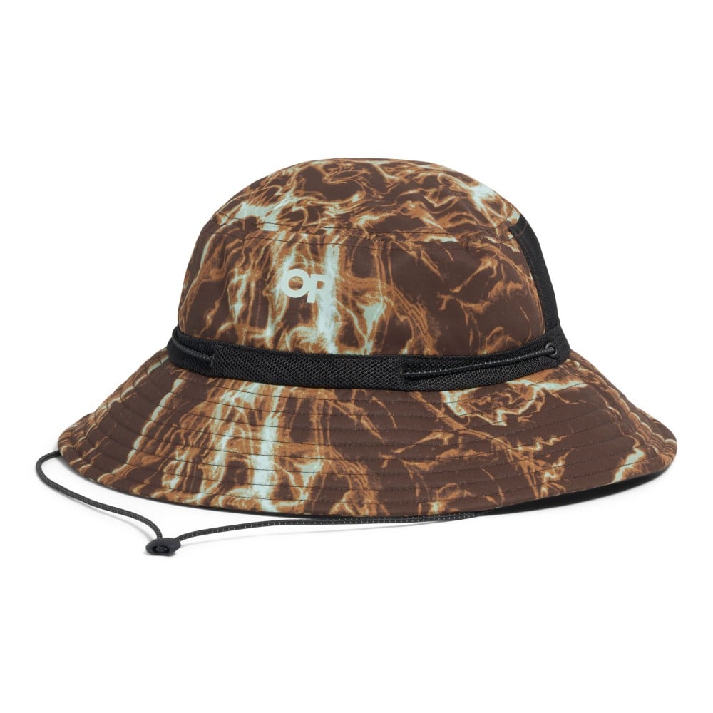Odyssey Bucket Hat S/M Chestnut Alcove Print