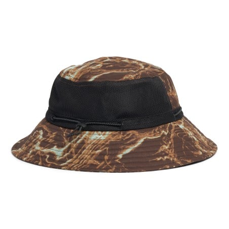 Outdoor Research Odyssey Bucket Hat Chestnut Alcove Print Rückseite mit Mesh
