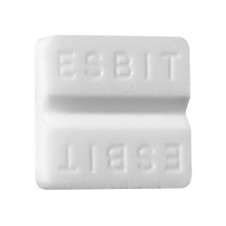 Esbit Trockenbrennstoff 8 x 27 Einzelansicht einer Tablette