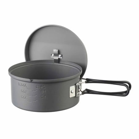 Esbit Aluminium Topf 1100ml mit Halteklammer am Deckel