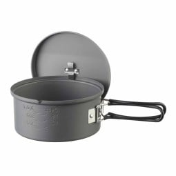Esbit Aluminium Topf 1100ml mit Halteklammer am Deckel