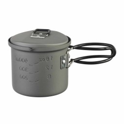 Esbit Aluminium Topf 625ml mit Klappgriffen und Skala